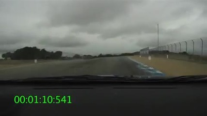 Mitsubishi Lancer Evo Se laps Laguna Seca at the Gtgp 