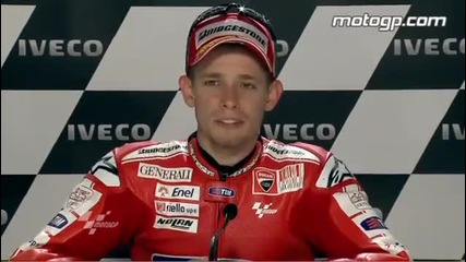 Casey Stoner interview after the Phillip Island Gp 