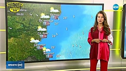 Прогноза за времето (15.09.2018 - сутрешна)
