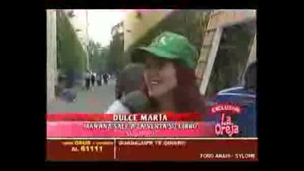 Detalles Sobre La Presentacion De Dulce Maria