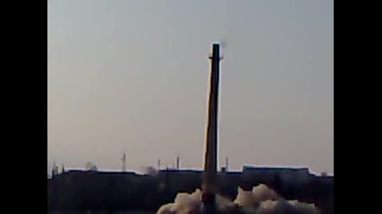 Медика - Сандански chimney demolition
