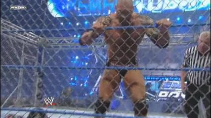 Wwe Smackdown 15.01.10 Batista vs Rey Mysterio (във стоманена клетка) 
