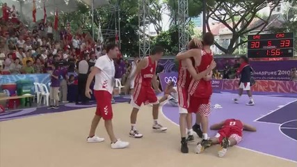Младежки олимпийски игри 2010 - Баскетбол Мъже Полуфинал Хърватска - Гърция 