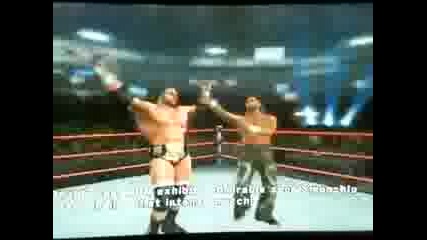 Wwe Smackdown vs Raw 2009 Triple H става Wwe шампион