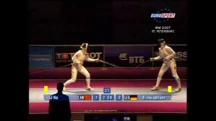 Womens Epée Final St.Petersburg 2007 bout 1
