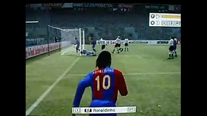 Winning Eleven 2007 X - Box 360 - Гол от корнер