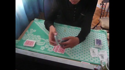 Четири мацки Card trick (tutorial) 