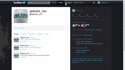 Facebook and Twitter страничките ми +news