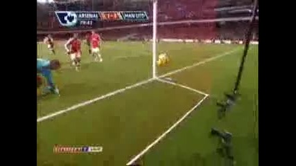 Красивият гол на Вермаелен срещу Юнайтед - Arsenal 1:3 Manchester United 