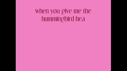 Katy Perry - Hummingbird heartbeat lyrics