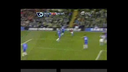High Chelsea Vs West Ham 0 - 1 Bellamy