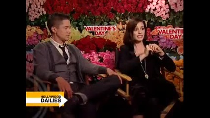 What Does Valentines Day Mean To Topher Grace and Anne Hathaway 