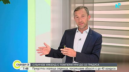 Прогноза за времето (26.07.2026 - сутрешна)