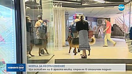 Съдът решава мярката на мъжа, стрелял в подлез в София