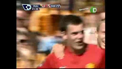 Hull - Man Utd Великолепния Гол На Дарън Гибсън