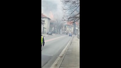 От "Моята новина": Пожарът в Кресна