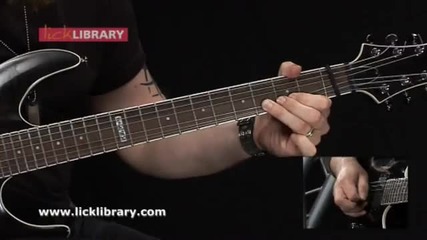 Miracle Man - Guitar Solo - Slow & Close Up - www.licklibrary.com 