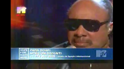 Leonardo di Caprio - Stevie Wonder Hope For Haiti Now Live 