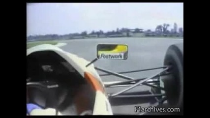 Michele Alboreto onboard Mexico City 1990