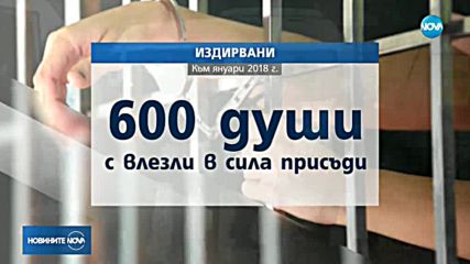 600 осъдени живеят на свобода у нас