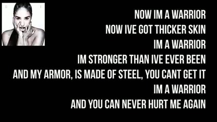 Demi Lovato - Warrior (lyrics)