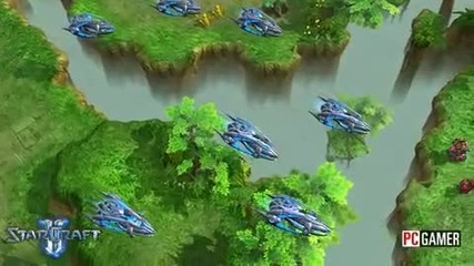 Starcraft 2 Gameplay footage and unit preview