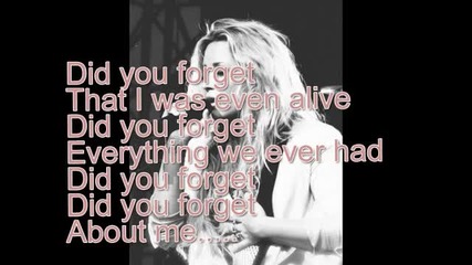 Деми Ловато Dont Forget(с текста)