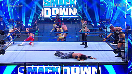 The New Day & Lucha House Party vs. The Miz, John Morrison, Shinsuke Nakamura & Cesaro – 8-Man Tag Team Match: SmackDown, June 2