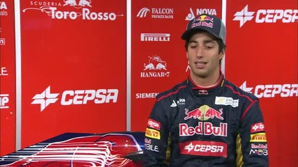 Toro Rosso Str7 Launch - Daniel Ricciardo interview