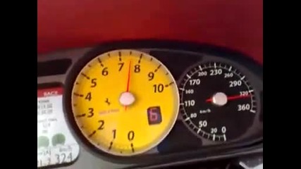 Ferrari 599 Gtb Driving 340 km