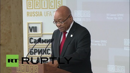 Russia: BRICS have been at "forefront" of global recovery - Zuma