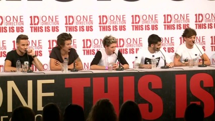One Direction - This Is Us - Пресконференция - част 2
