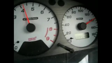 Subaru Wrx Sti 0 - 180 kph