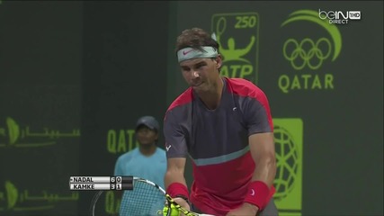 Nadal vs Kamke - Doha 2014