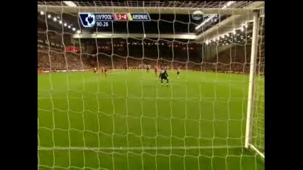 21.04 Четвъртия гол на Андрей Аршавин ! Ливърпул - Арсенал 4:4