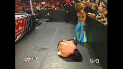 Mickie & Cm punk vs layla & William Regal