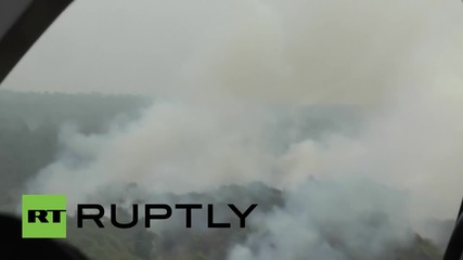 Indonesia: Russian EMERCOM planes help battle forest fires in Sumatra