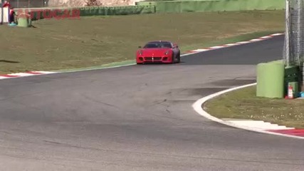 Ferrari 599xx driven by autocar
