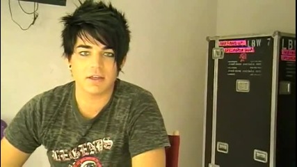 05 Adam Lambert - Question of the Day 10 - 13 - 09 Video 