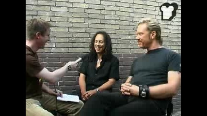 MetallicA - Interview James Hetfield & Kirk Hammett 2003 (2/3)