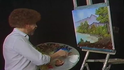 S03 Радостта на живописта с Bob Ross E07 - тих залив ღобучение в рисуване, живописღ