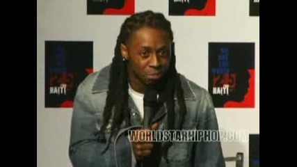 Lil Wayne невероятно е какво се направи за Хаити и е невероятно как нищо не се направи за New Orlean 