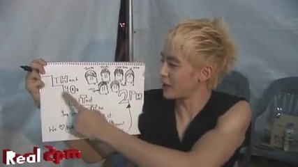[real 2pm] 2pm ~ First concert backstage 2