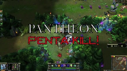 Pantheon Pentakill (penta-steal)_(720p)