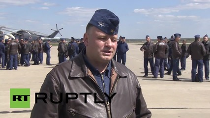 Руските военновъздушни сили се подготвят в парада в чест на Деня на Победата