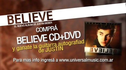 Mensaje personal de Justin Bieber para Argentina!