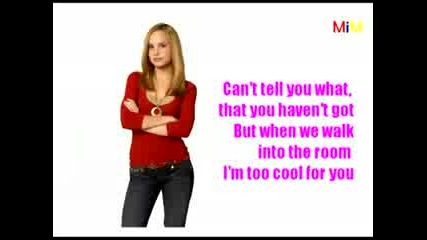 Camp Rock - Too Cool (karaoke Version)