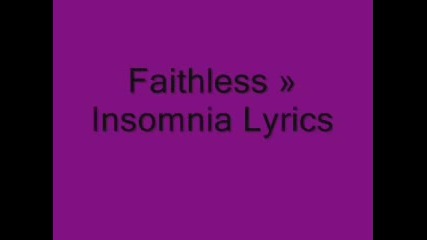 Faithless - Insomnia