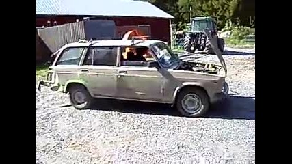 beautiful sound of a lada 2104 