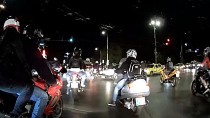 Sofia Riders Night Ride 17 Август 2016 (1080HD), софийски мотористи, нощно каране